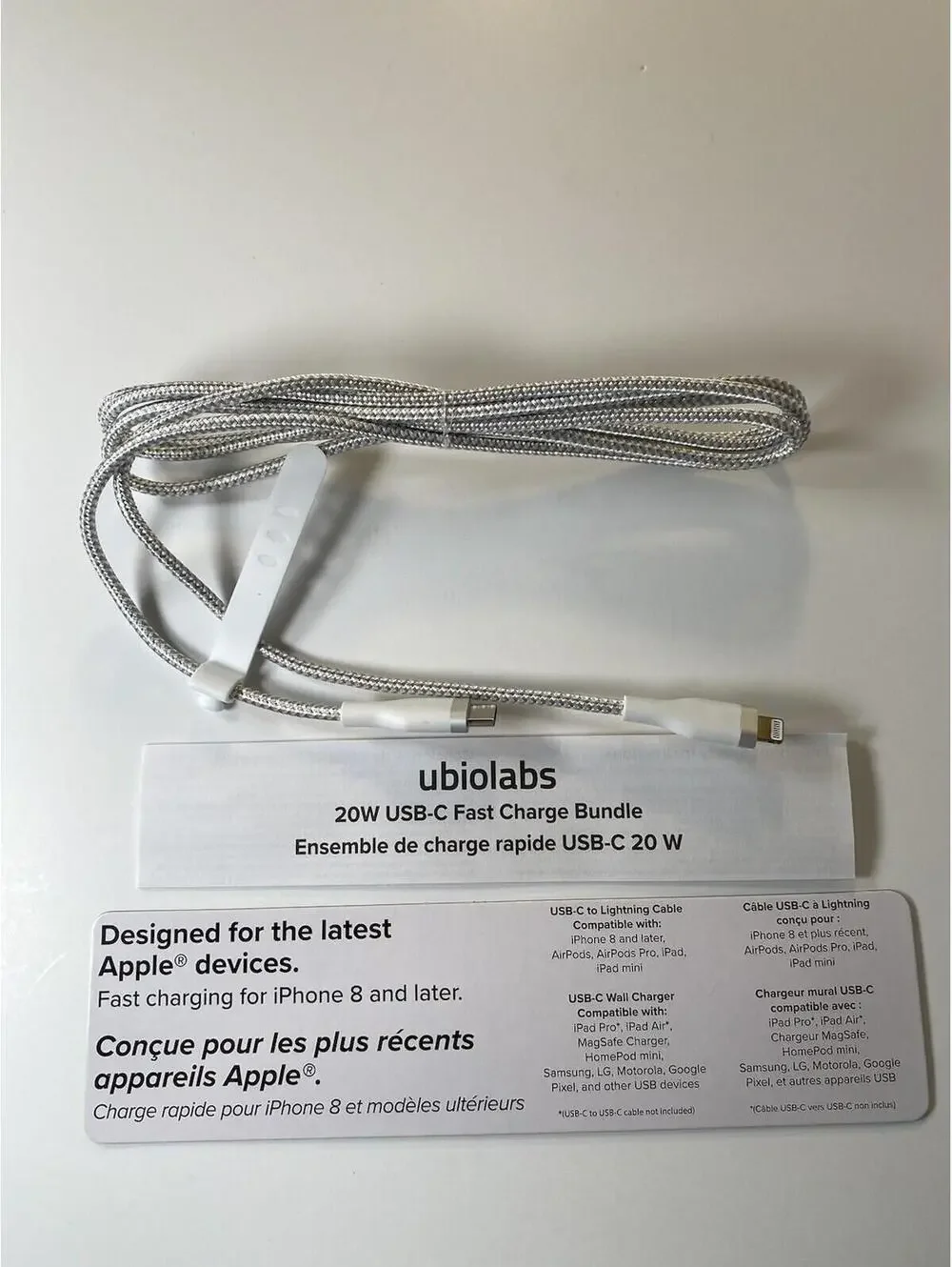 Ubiolabs USB-C Fast Charging Cable - 6Ft, Durable & Brand New!